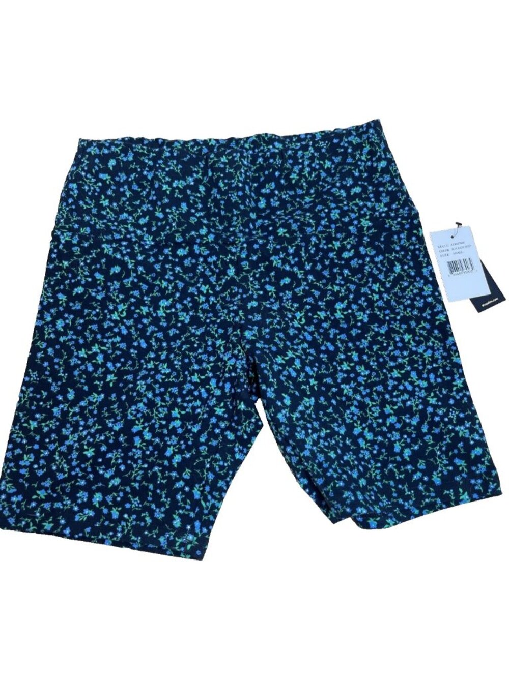 AFRM Blue Daisy Ditsy Floral Biker Shorts Womens Size S/P